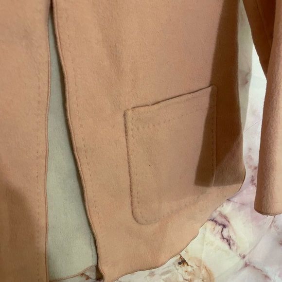 Chico’s Light Pink Wool Blend Cardigan Jacket - Picture 3 of 6